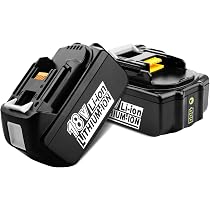 Amazon.co.jp: Powilling 互換マキタ18Vバッテリー BL1860B 6.0Ah